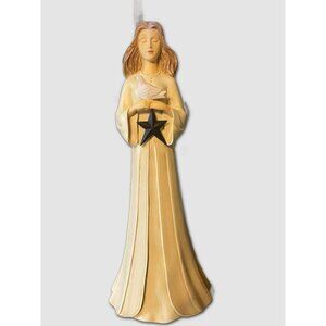 Vintage Partylite Angel with Star No Wings Tall Figurine Religious Decor